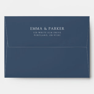 Midnight Blooms   Pre-Printed Return Address Envelope