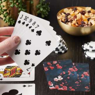 Midnight Blossoms Playing Cards
