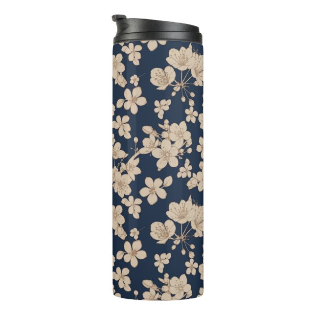 Midnight Blossoms Tumblers (Rotated Right)