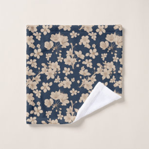Midnight Blossoms Wash Cloth