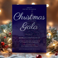 Midnight Blue Corporate Christmas Gala Party