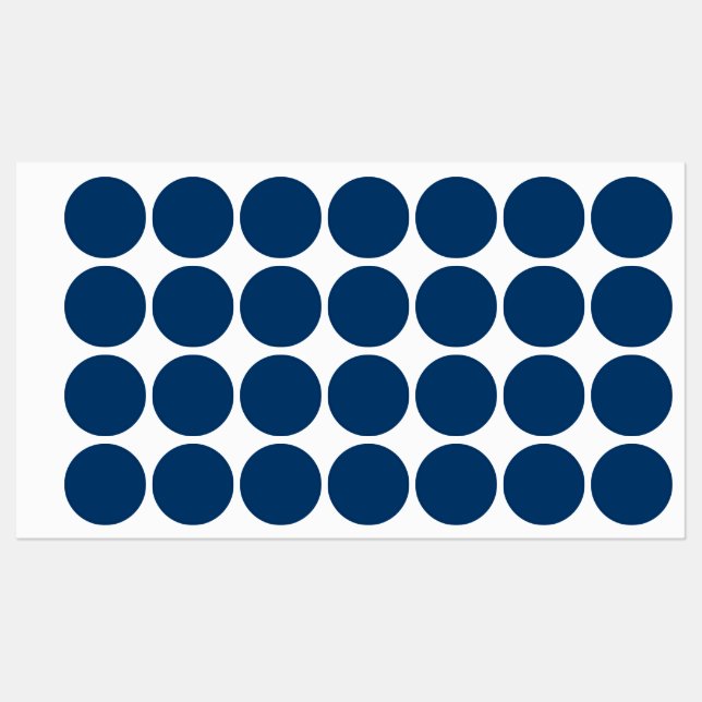 Midnight Blue Custom Labels – Bulk & Personalized (Sheet)