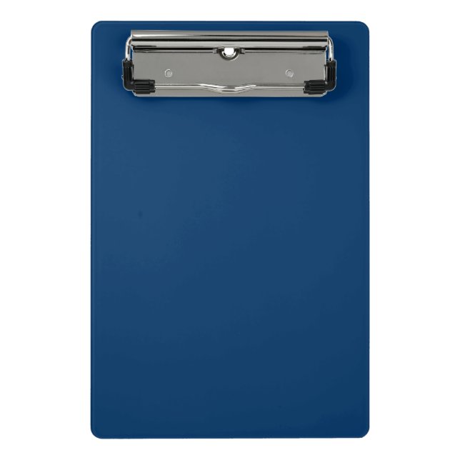 Midnight Blue Custom Mini Clipboard (Front)