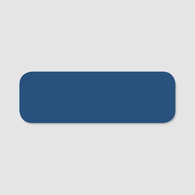 Midnight Blue Custom Name Tag – Bulk & Business (Front)