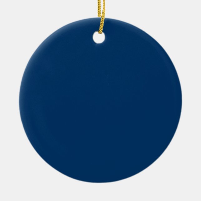 Midnight Blue Custom Ornament – Bulk Orders (Front)