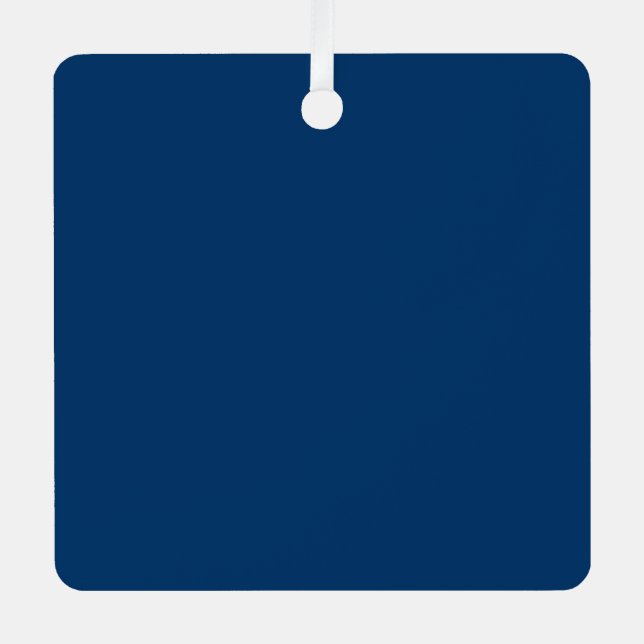 Midnight Blue Custom Ornament – Bulk Orders (Front)
