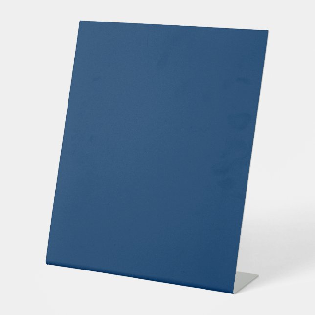 Midnight Blue Custom Pedestal Sign – Bulk Orders (Front)