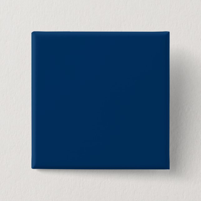 Midnight Blue Customizable Pin Button (Front)
