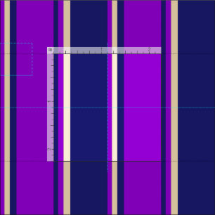 Midnight Blue, Dark Violet & Tan Pattern Fabric