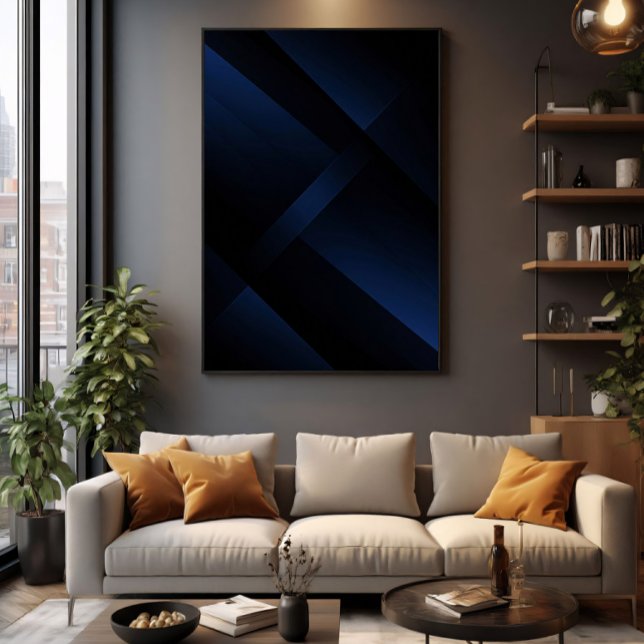 Midnight Blue Depth Canvas Print (Creator Uploaded)