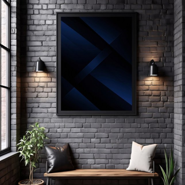 Midnight Blue Depth Poster (Creator Uploaded)