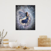 Midnight Blue Fairy Poster by Molly Harrison (Kitchen)