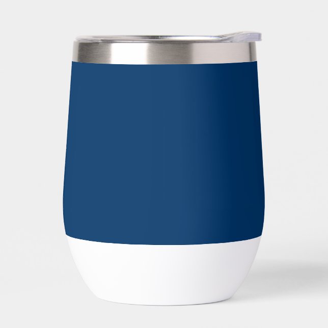 Midnight Blue Insulated Tumbler – Customizable (Left)