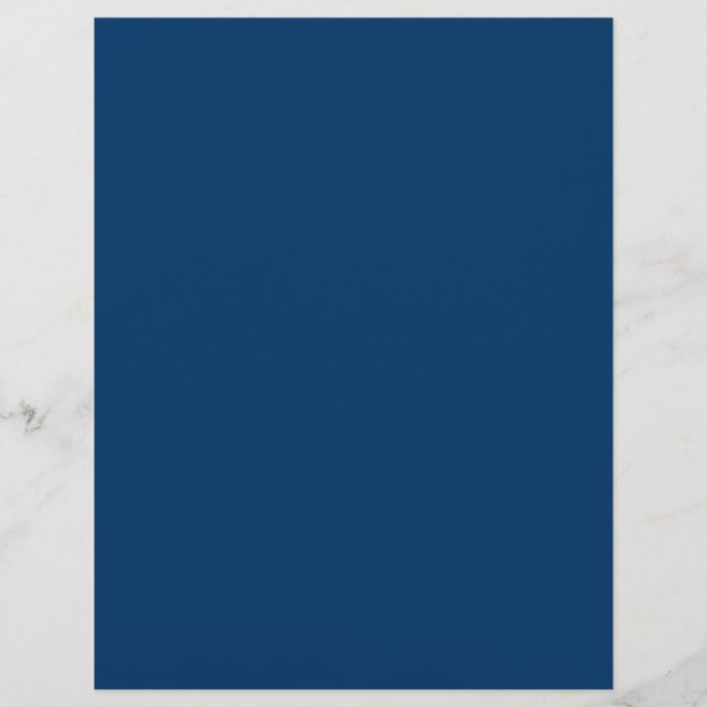 Midnight Blue Letterhead – Customizable (Front)
