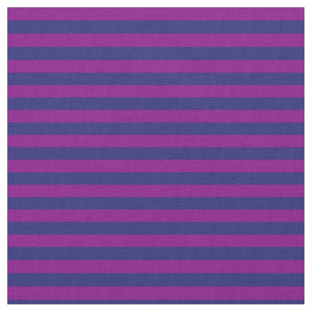Midnight Blue & Purple Coloured Pattern Fabric (Close Up)