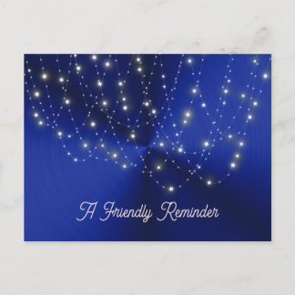 Midnight Blue Starlight Cascade Vote Postcard