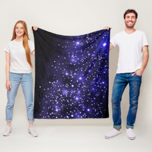 Midnight Blue Twilight Fleece Blanket