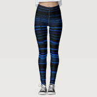 Midnight Blue Unique Modern Stripe Pattern Cool