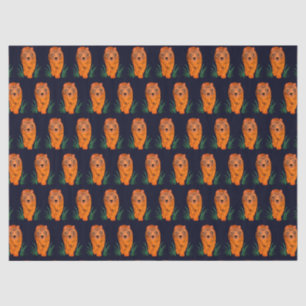 Midnight Blue Year of the Tiger Tissue Paper