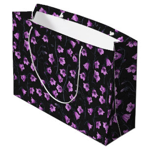 Midnight Bluebells, Harebells, Bellflowers 2 Large Gift Bag