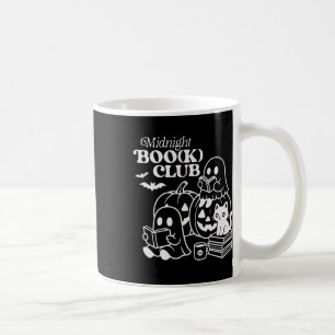 Midnight Boo(k) Club Halloween Ghosts Reading Book Coffee Mug
