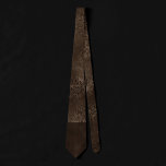 Midnight Bronze Romance | Satiny Grunge Damask Tie<br><div class="desc">Unique wearable art from the "Midnight Romance: Til Death Us Part" collection! Rich 90s inspired grunge featuring edgy distressed satin rose damask, luxurious velvet, and faux glitter trim in dramatic dark moody jewel tones and dusky hues. The vintage 1990s unisex mixed medium abstract texture adds the perfect pop of colour...</div>