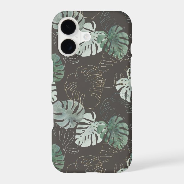 Midnight Charcoal Monstera (Verso)