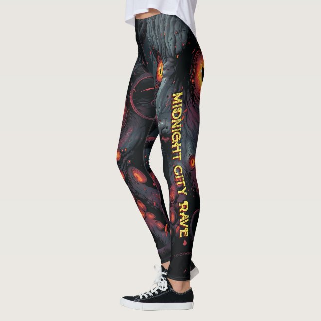 Midnight City rave creature leggings (Left)