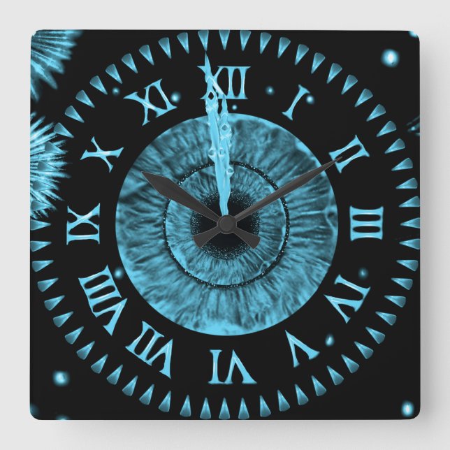 Midnight Clock Light Blue (Front)