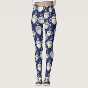 Midnight Cocoa – Cozy Winter Leggings