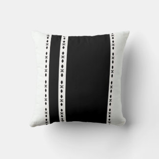 Midnight Contrast Throw Pillow