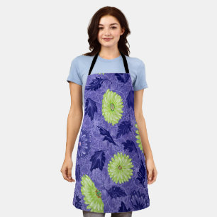 Midnight Daisy Garden Apron