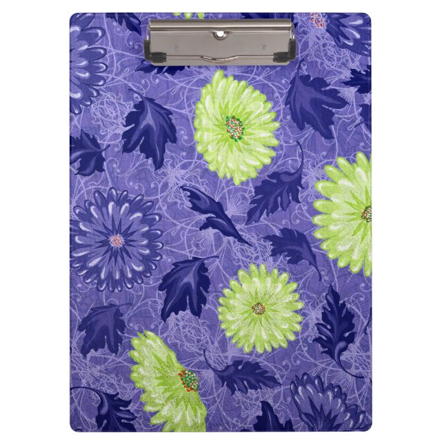 Midnight Daisy Garden Clipboard (Front)