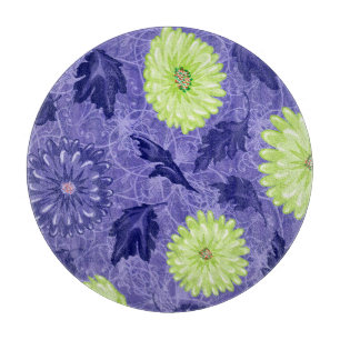 Midnight Daisy Garden Cutting Board