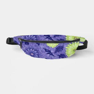 Midnight Daisy Garden Fanny Pack