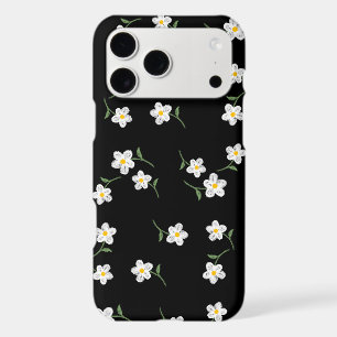 Midnight Daisy Phone Case   Elegant Floral Pattern