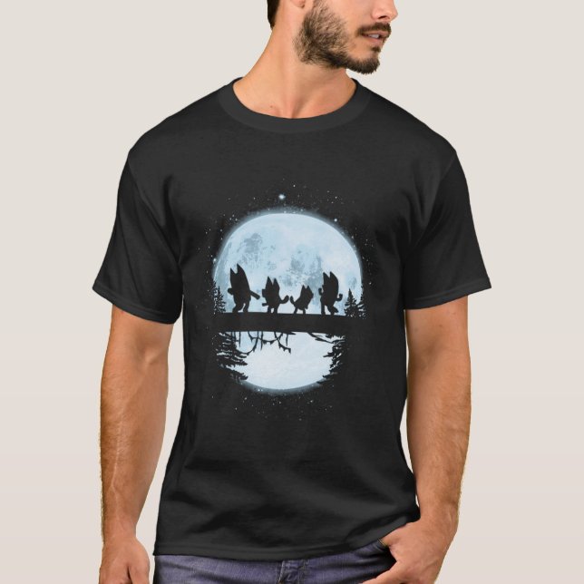 Midnight Dancing Blu T-Shirt (Front)