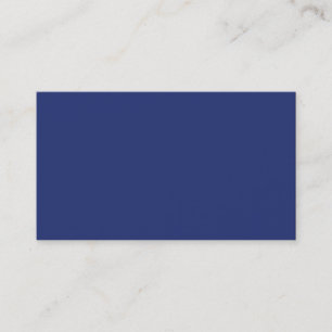 Midnight Dark Blue Personalized Navy Background Business Card