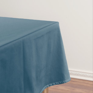 Midnight Dark Blue Solid Colour Print, Space Blue Tablecloth