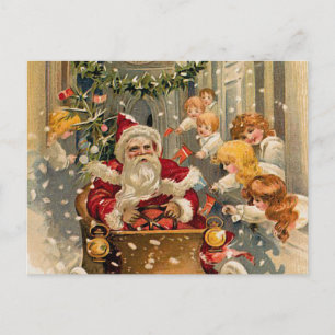 Midnight Drive Vintage Christmas Card