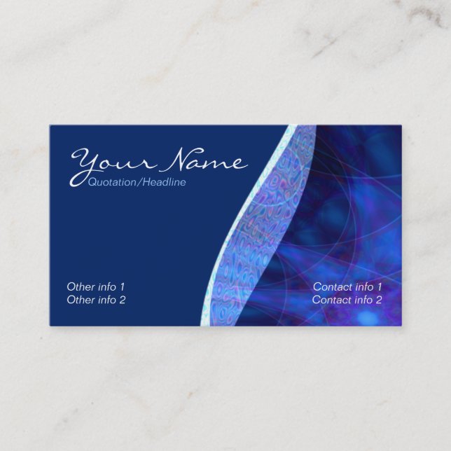Midnight Dusk Art  Business Card (Front)