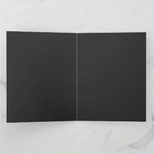 Midnight Elegance Bridal Shower Thank You Card