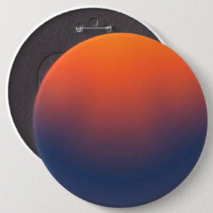 Midnight Ember Gradient 6 Inch Round Button