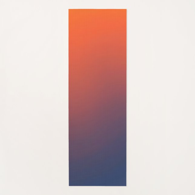 Midnight Ember Gradient Yoga Mat (Front)