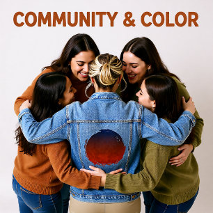 Midnight Emberfall Denim Jacket