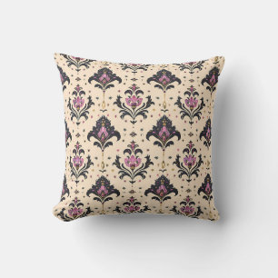 Midnight Enchanted Bloom Princesscore Throw Pillow