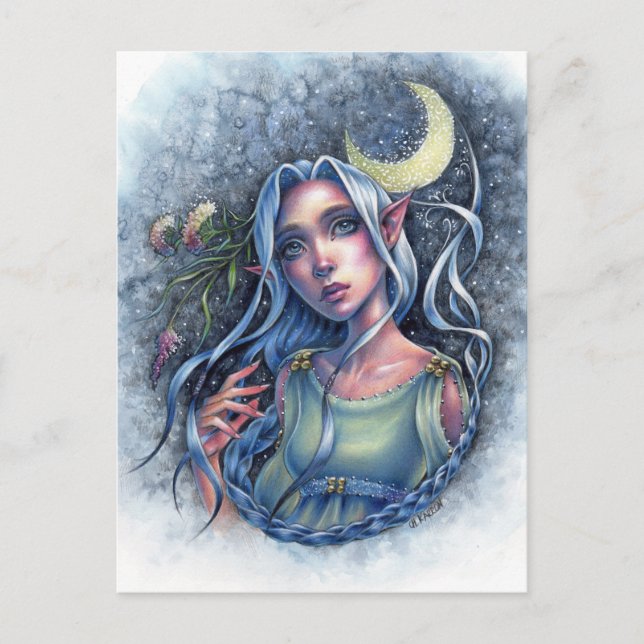 Midnight Enchantress Postcard (Front)