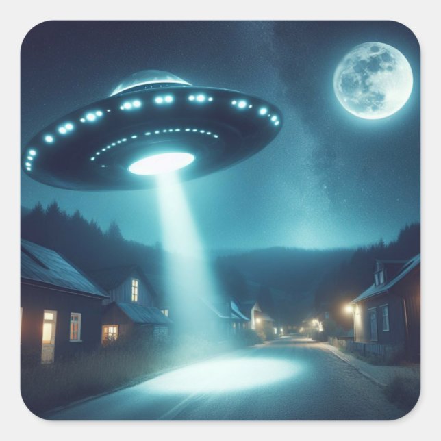 Midnight Encounter Square Sticker (Front)