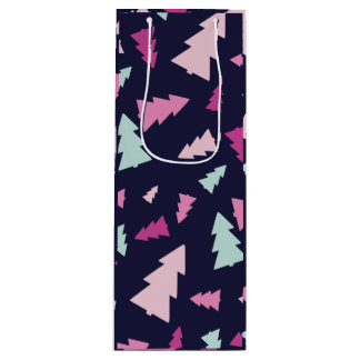 Midnight Festive Forest Wine Gift Bag