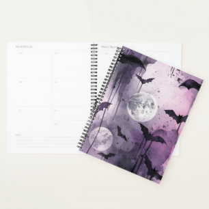 Midnight Flight Gothic Planner   Velvet Chaos Cove